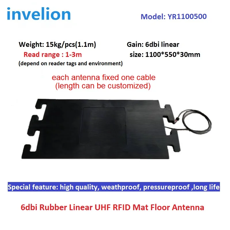 Maraton sport rozrządu 865-868Mhz 902-928Mhz mata antena RFID UHF ziemi 1200*500*40mm kompatybilny z Impinj Speedway Reader