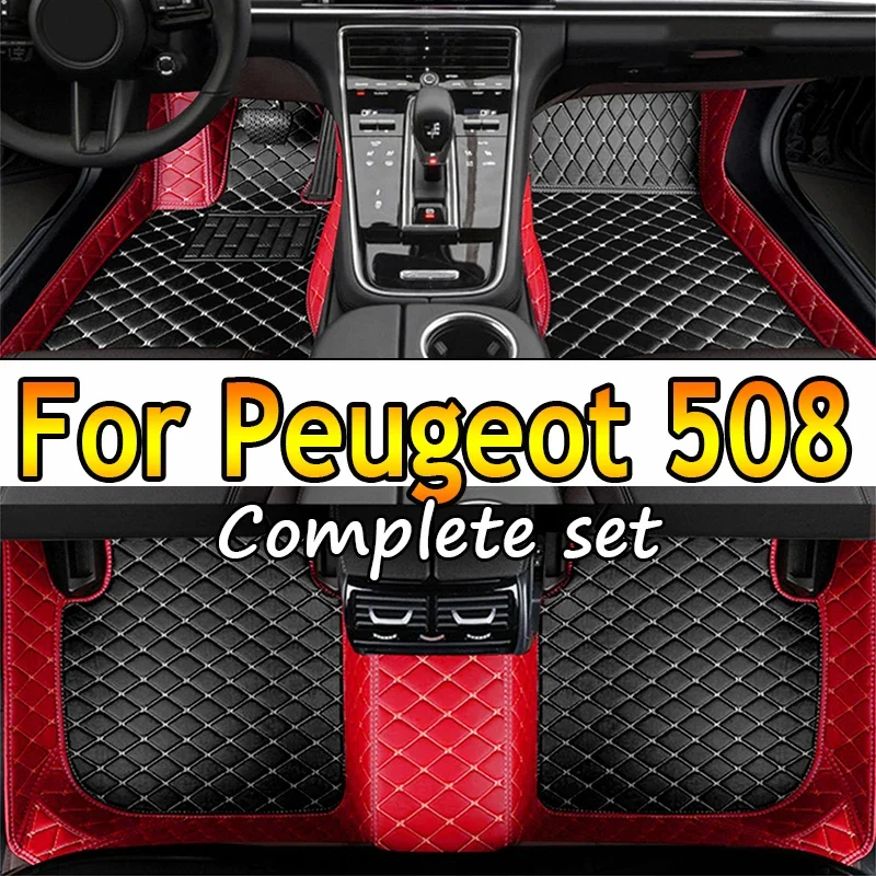 

LHD For Peugeot 508 2018 2017 2016 2015 2014 2013 2012 2011 Car Floor Mats Interior Styling Waterproof Anti Dirty Leather Rugs