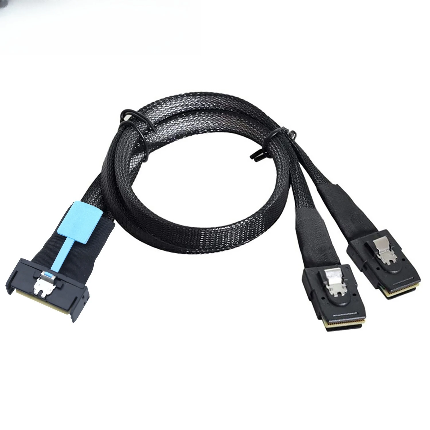 5 pieces PCIE Gen5 MCI0 8X 8i (74P) to 2 MINI SAS SFF-8087 server adapter cables
