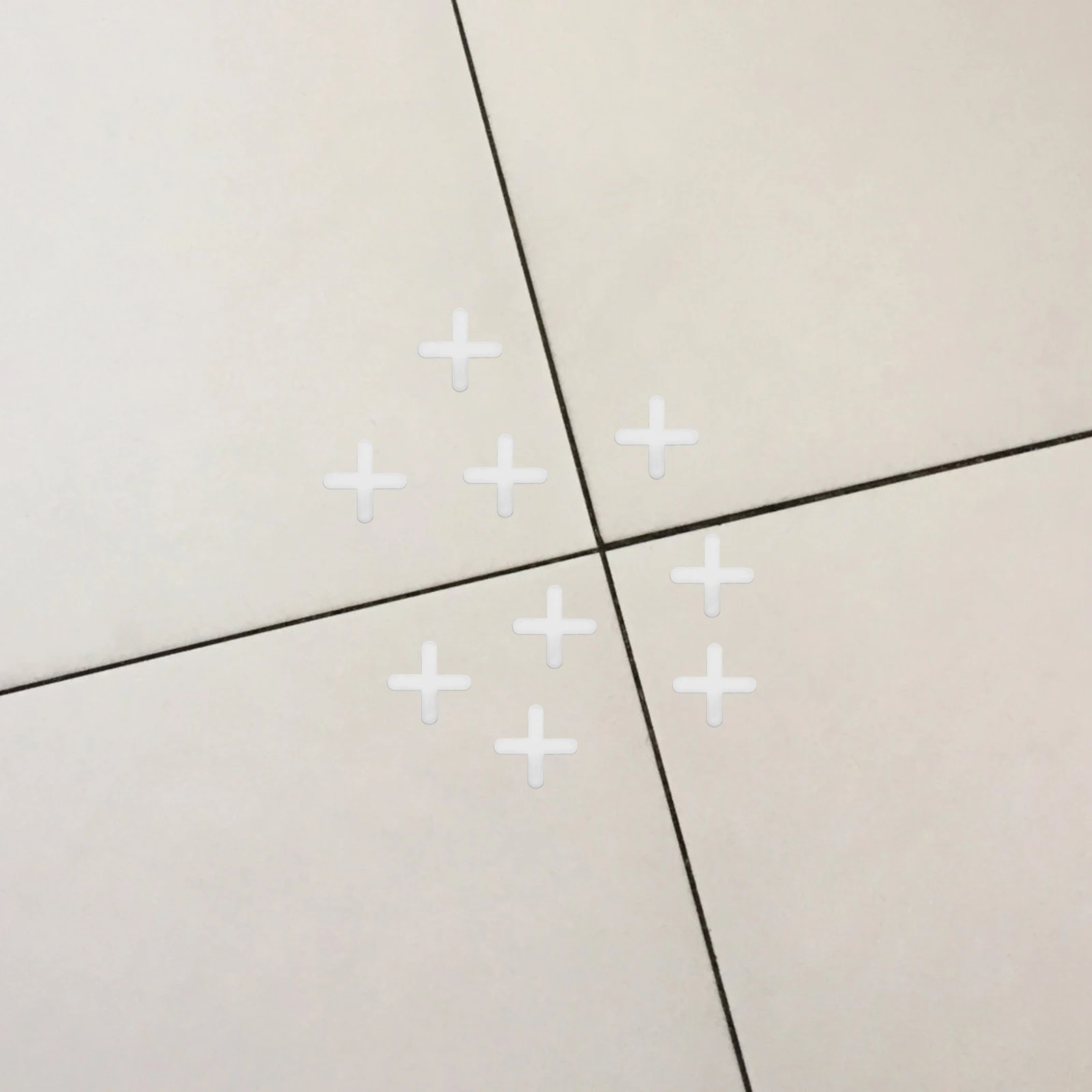 

500Pcs Tile Alignment Tool Leveling Clips Adjustable Height Cross Spacers Floor Wall Tile Leveler 4mm Reusable