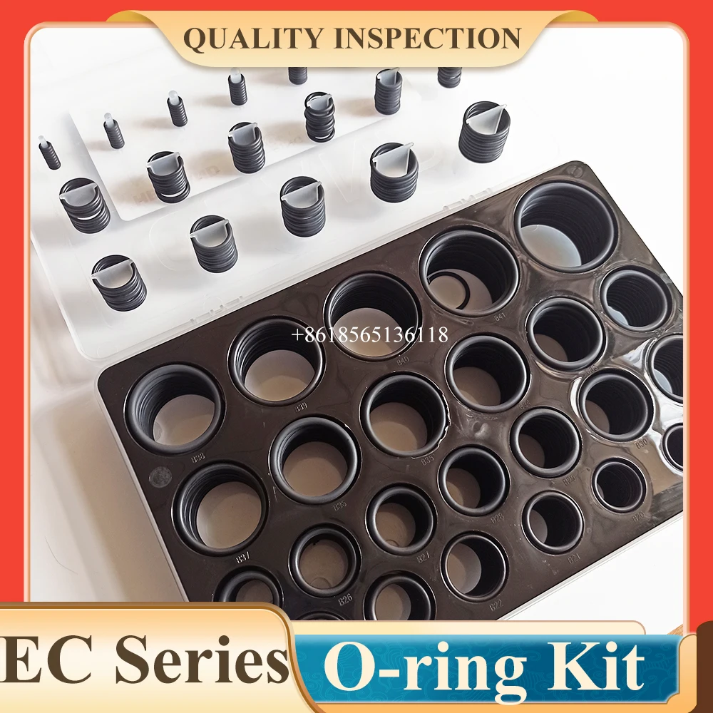 EC O-ring box For Excavator EC50 EC210 EC240 EC290 EC360 EC460 EC160 42 sizes 666 Pcs NBR 90 O-Ring Kit Box