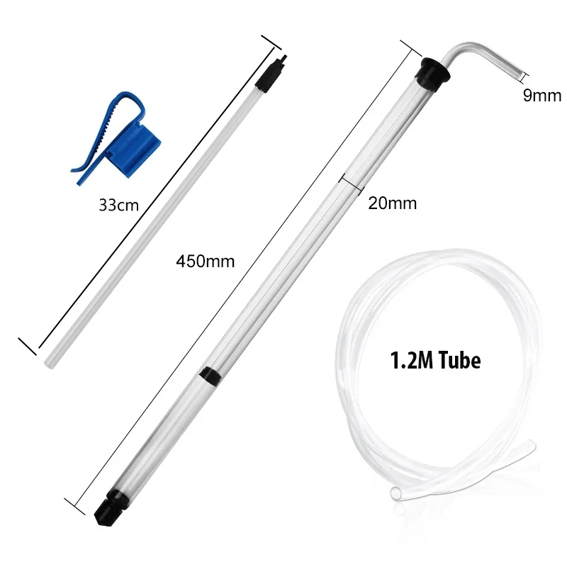 Homebrew Auto Siphon Racking Cane,33cm Spring Filler,45cm Filling Tools With Tubing & Clamp For  Beer Wine Bucket Carboy Bottle