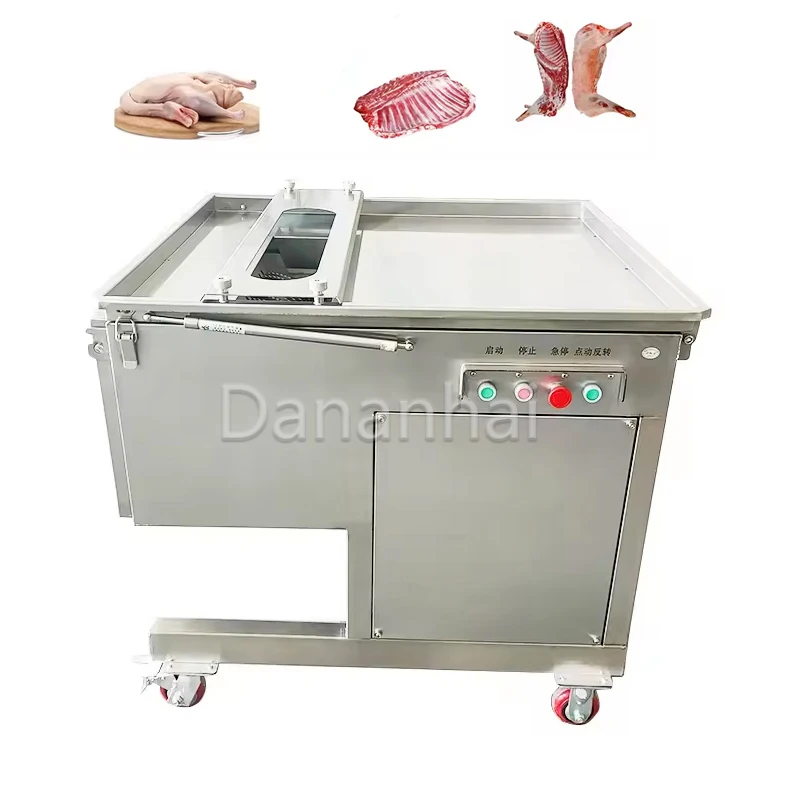 Industrial Pork Ribs Cube Cutter Cutting Machine Fresh Lamb Chops Dicer Dicing Machine Automatic Beef Meat Cube Cutter