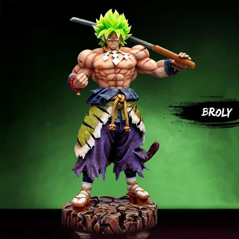 Anime Dragon Ball Z Grandista Manga Broli Broly PVC Action Figures Black Goku Father Super Bardock Figurine DBZ Model Toys Gift