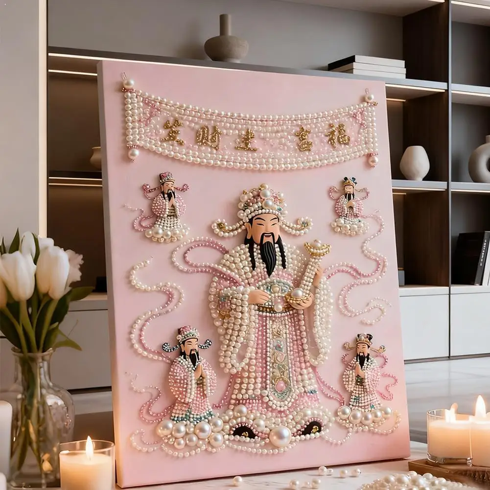 DIY 3D пластиковый набор для рисования для взрослых начинающих, набор специальной формы с кристаллами и бриллиантами для украшения стен дома, счастливый подарок, орнамент