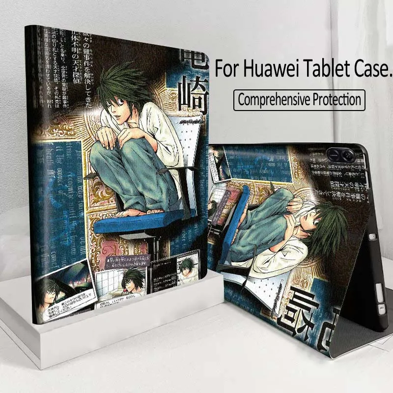 D-Deaths N-Notes Art For Huawei MatePad M5 T5 SE 11 Pro Honor Tab 5 V7 V8 X9 GT 10.1 10.8 Inch Tablet Case