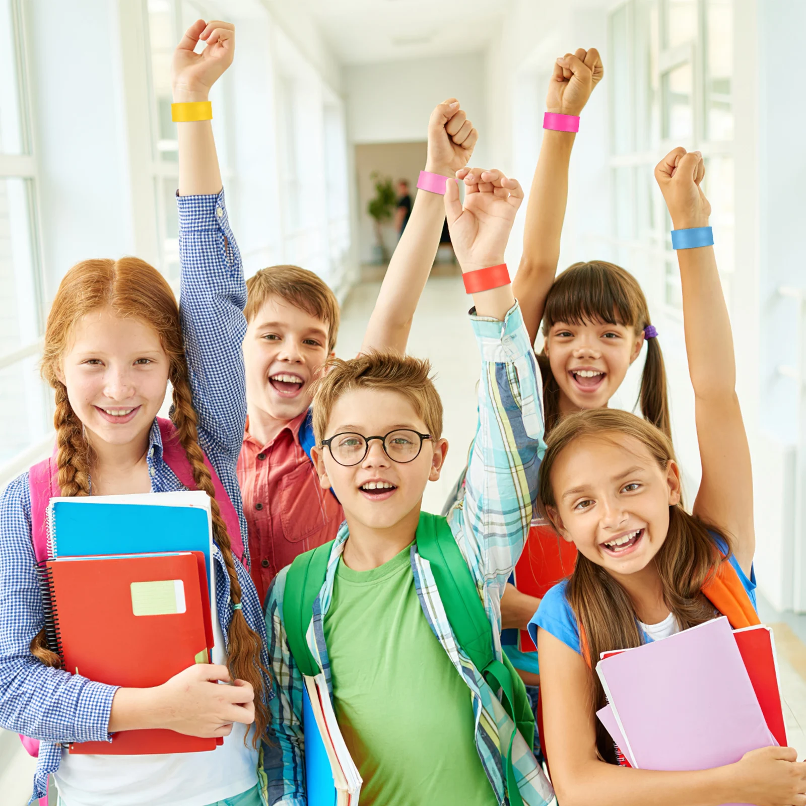 

36Pcs Slap Bracelets Silicone Wristbands Snap Bands for Kids Adults Bulk Favors Sports Gifts Plain Flexible Wrist