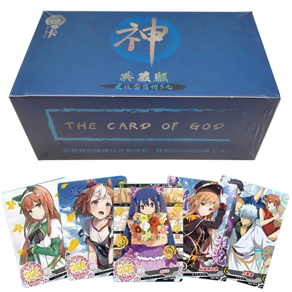 

Карта Бога, коллекционная карта, изысканное мастерство, рождественский подарок, популярное японское аниме, IP-карта с креативным персонажем, забавная игрушка