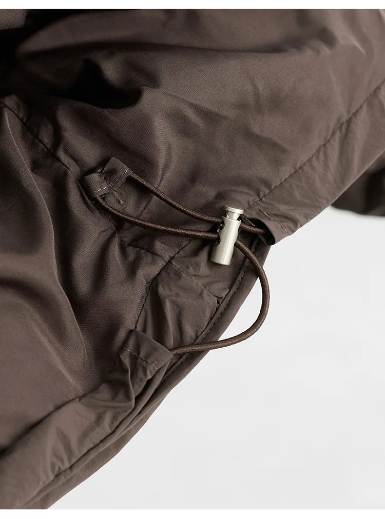 Women's Mid-Length Oversized down Jacket with Stand Collar, Warm Oversized Jacket Filled with White Duck Down, New Winter 2025 Model