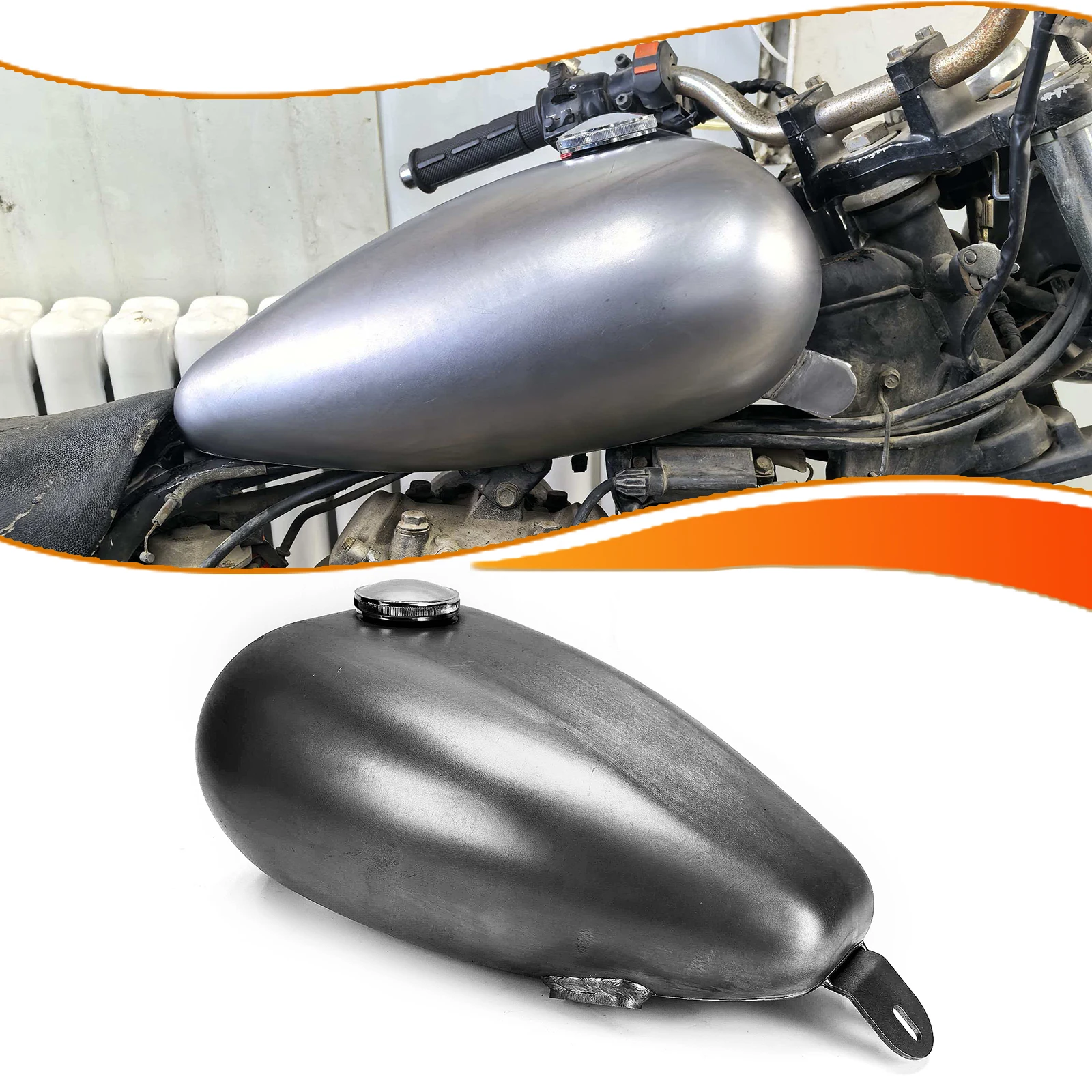 7L Motorcycle Fuel Tank Vintage Petrol Gas Oil Tank For Kawasaki BJ250 (Estrella250) BJ 250 1992-2006 2005 2004 2003