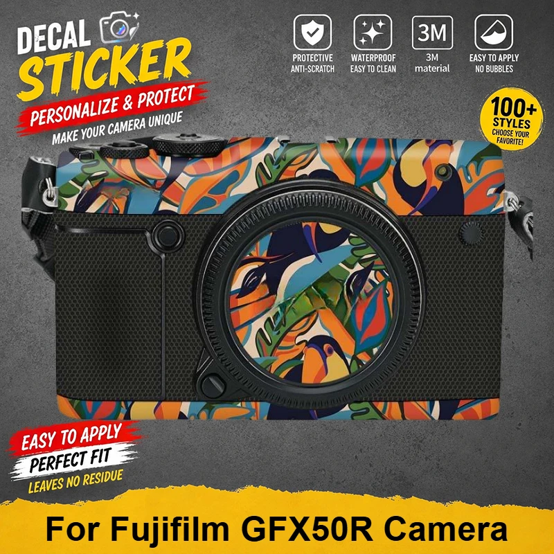 Защитная пленка PrizMo для камеры Fujifilm GFX50R, наклейка, виниловая пленка, защитное покрытие от царапин, защитный слой для GFX-50R, GFX 50R