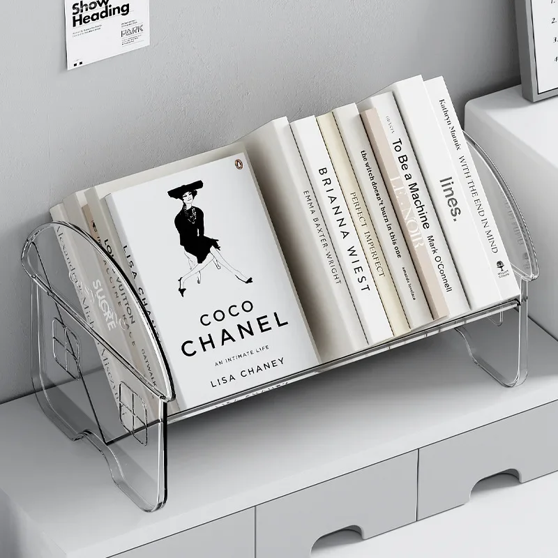 

Креативная настольная полка для книг и канцелярских принадлежностей 2026 года, органайзер для студенческого общежития