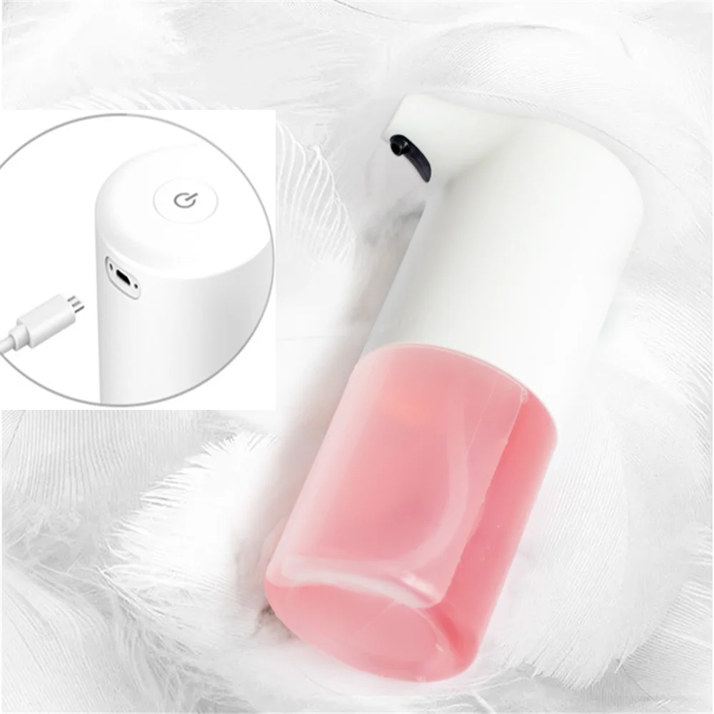 Carregamento USB Espuma Automática Soap Dispenser, Sensor Inteligente, Auto Indução, Touchless Hand Sanitizer