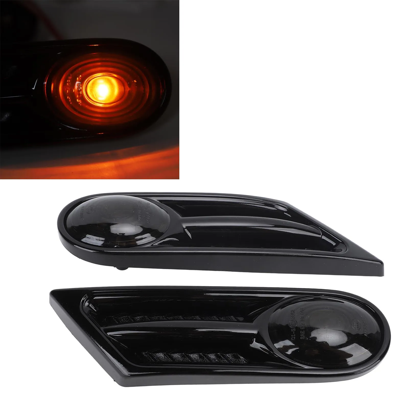 

Замена бокового индикатора автомобиля 09102166‐1670009, прозрачный боковой индикатор, яркий, износостойкий для R56 R57 R58 R59