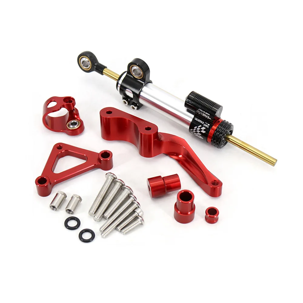 Suitable for D*cati M*nster 1100S 2008-up Motorcycle Steering Damping Stabilizer Set