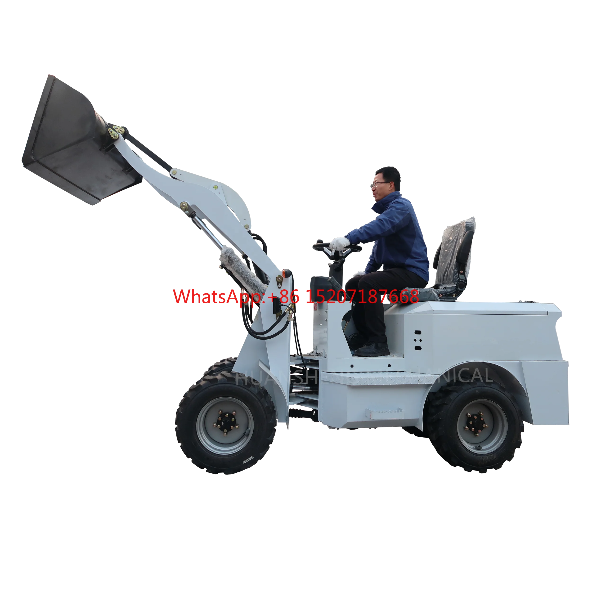 Cheap Price Mini Small Backhoe Electric Loader 400kg 600 Kg Mini Skid Steer Loader