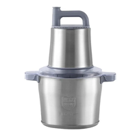 6L Electric Meat Grinder Multifunctional Commercial Household Stainless Steel Mincer Two-Gear Adjustment Kitchen Cutter Mixer