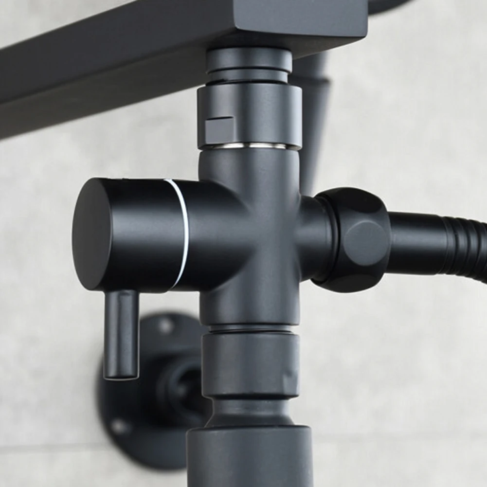 Shower Diverter Valve Featuring Three-Way Functionality and G1/2 Inch Threaded Connections for Easy Integration