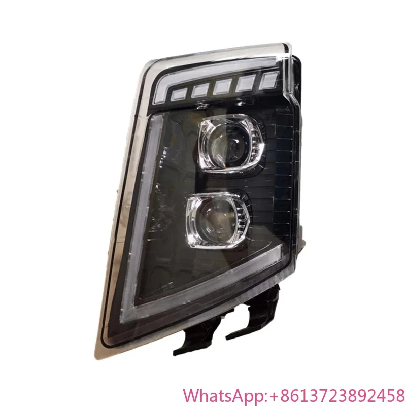

1*PCS L/R Manual Electrical Headlamp w LED DRL Replacement Light for Volvo FH13 FM OEM 21323108 21035638