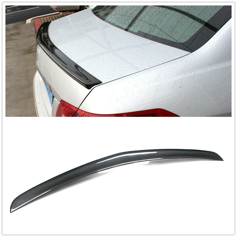 

Rear Spoiler Wing Tailgate Lid Lip Splitter Decklid Flap For Mercedes Benz W212 E250 E350 E550 E63 4 Door 2010-2016 AMG Style