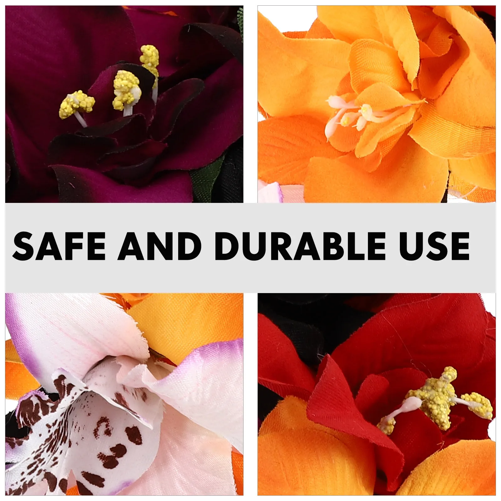 1 قطعة عقال الشعر زهرة الورد النساء الأزهار هيرباند لحفل الزفاف صور الدعامة عطلة حفلة تنكرية الشاطئ التبعي