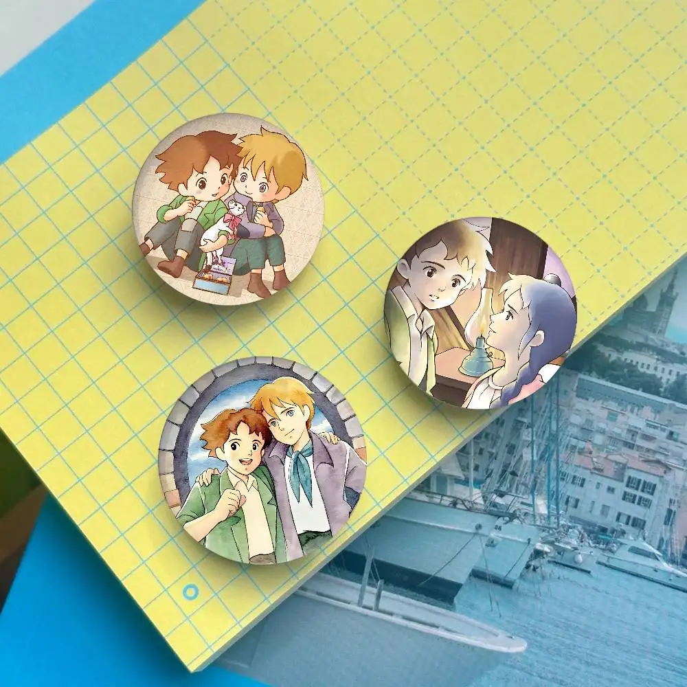 أنيمي روميو السماء الزرقاء شارات صفيح لينة زر دبوس بروش شارة معدنية مخصصة مجوهرات اكسسوارات قبعة حقيبة التلبيب #4