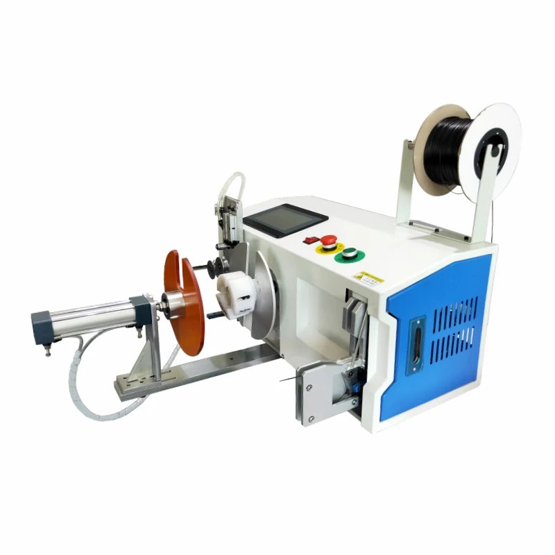 Automatic Cable Coiling Winding Machine for Cut and Twist Automatically Wires Counting Meter