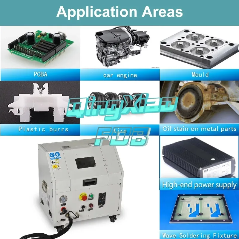 Dry Ice Cleaning Machine Non Dismantling Carbon Removal Industrial Mold Degreasing Deburring Eco Friendly Cleaning Equipment FOB - view 6