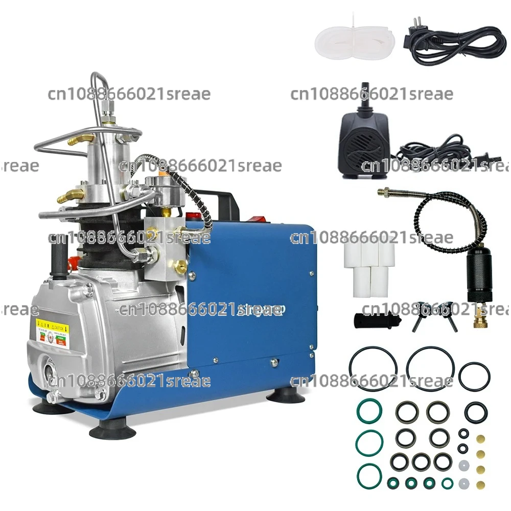 

300Bar PCP Air Compressor 4500Psi High Pressure Electric Compressor With Set Pressure For Diving Scuba Tank PCP Rifle