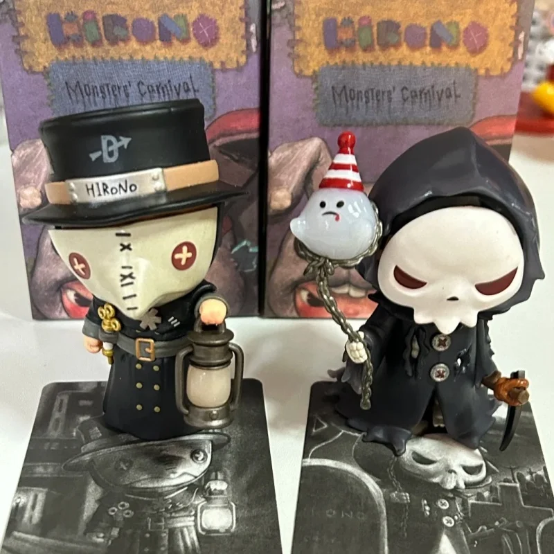 POP MART оригинальная карнавальная серия Hirono Monsters, слепая коробка, кукла, настольная игрушка, украшение для сцены, модель, загадочная коробка, подарок на фестиваль девушки