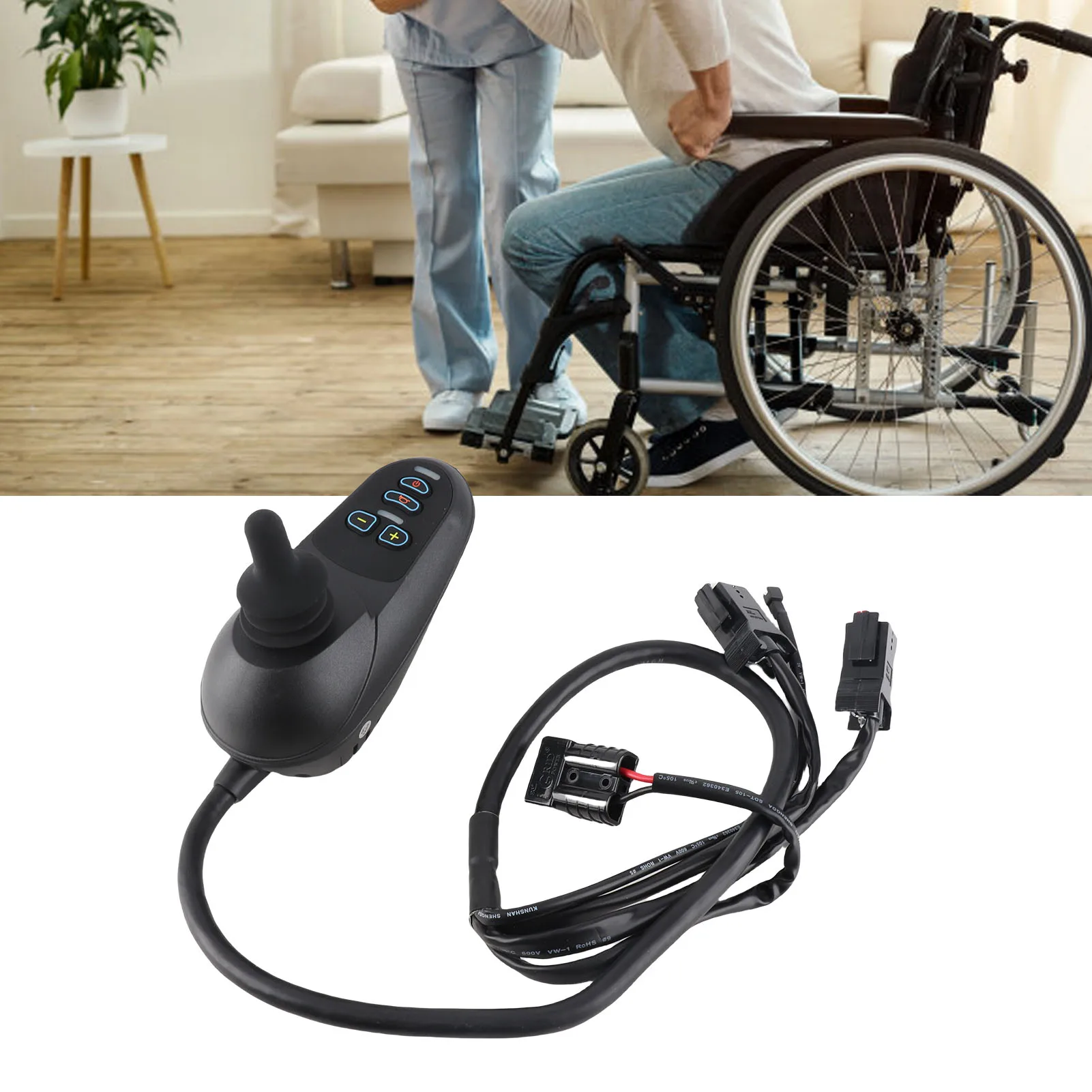 

Electric Wheelchair Controller Electric Wheelchair Controller Intelligent Control DC24V for Replacement