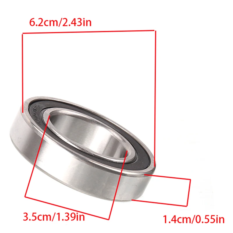high-quality NEW Imported Process High-Speed Deep Groove Ball Bearing 6007RS - 62x35x14mm for Industrial Machinery Applications