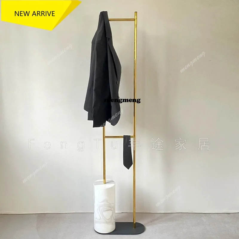 

M138 Marble coat rack home bedroom floor hanger indoor removable hanger hanger