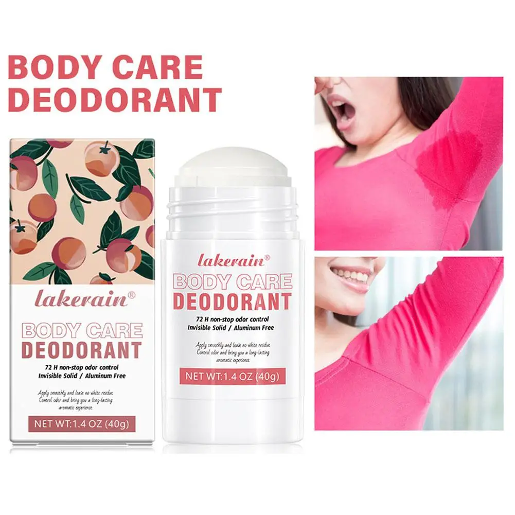 Fruity Deodorant Balm Natural Long-lasting Fresh Fragrance Odor Removal Portable Body Care for Men Women H1Z0