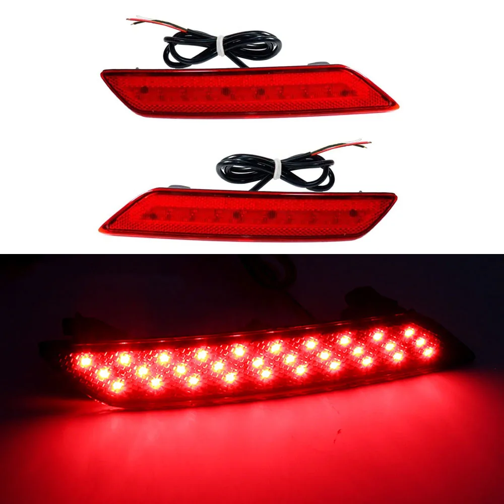 For Honda Civic Sedan 2013-2015 LED Bumper Reflector Brake Tail Turn Signal Lights 12V 5W 360MA