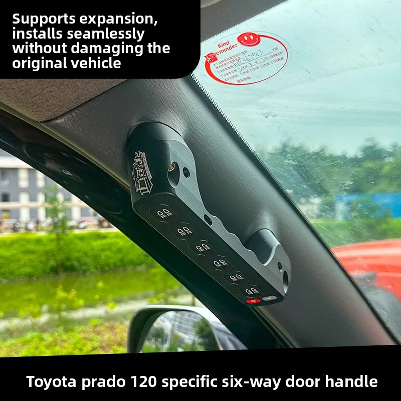 Suitable for Toyota Prado 120 A-pillar Handle Modified Accessories Switch Land Cruiser 120 A-pillar Spotlight Wireless Handle