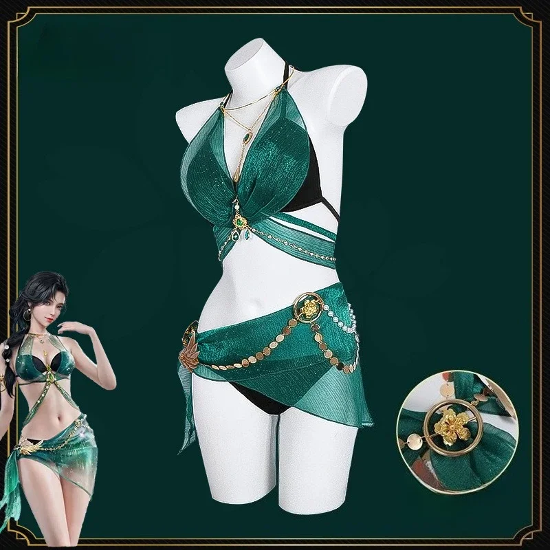 Jiannan Косплей Naraka: Костюм Bladepoint maillot de bain Anime pour femmes Sexy Bikini jeu deembaliine maillot