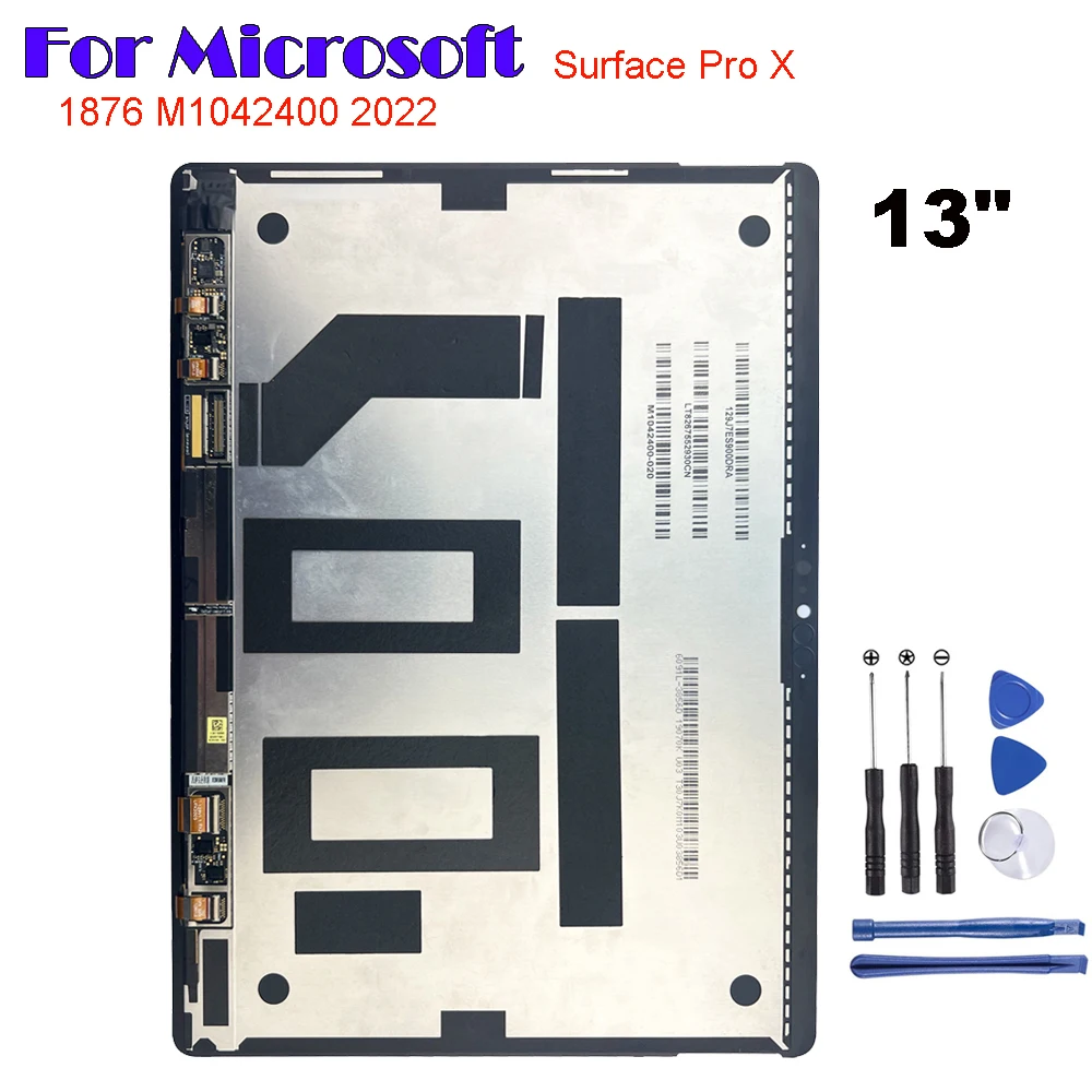 

13" AAA+ LCD For Microsoft Surface Pro X 1876 LCD Display Touch Screen Digitizer Assembly For Surface Pro X LCD M1042400