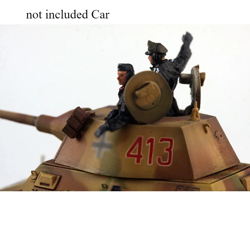 1/72 Germany 234 America Train 2 Soldiers Resin Figure Model Collection Toys Display Sence Accessories (not Including Car)