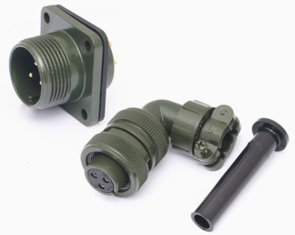 

2pcs 5015 military standard waterproof aviation plug socket 3-core MS3108A14S-7S MS3102A14S-7P
