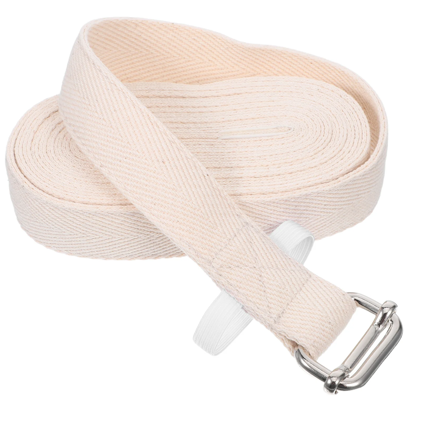 

Yoga Stretch Belt 2.8m Multifunctional Portable Strap for Women Men White Improve Flexibility Strengthen Muscles