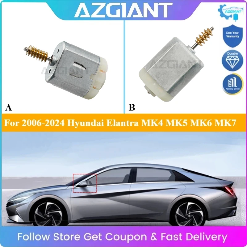 

AZGIANT Car Side Rearview Mirrors Folding Actuator Unit Inner Motor for Hyundai Elantra MK4 MK5 MK6 MK7 Brand New Spare Parts