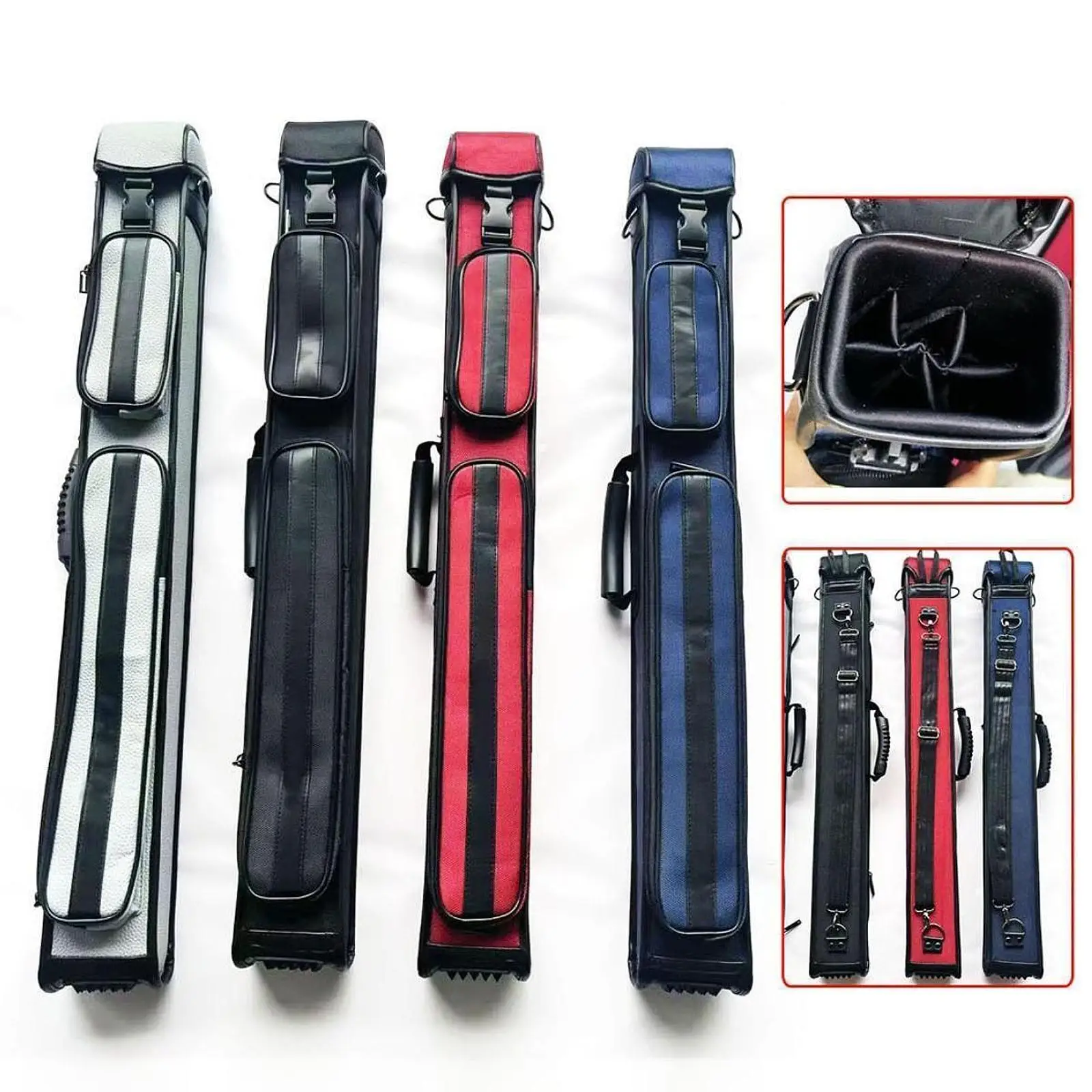 

Billiard Cue Case Nylon Soft Bag Portable Pool Cue Storage Carrier for Billiards Accessories Club Travel