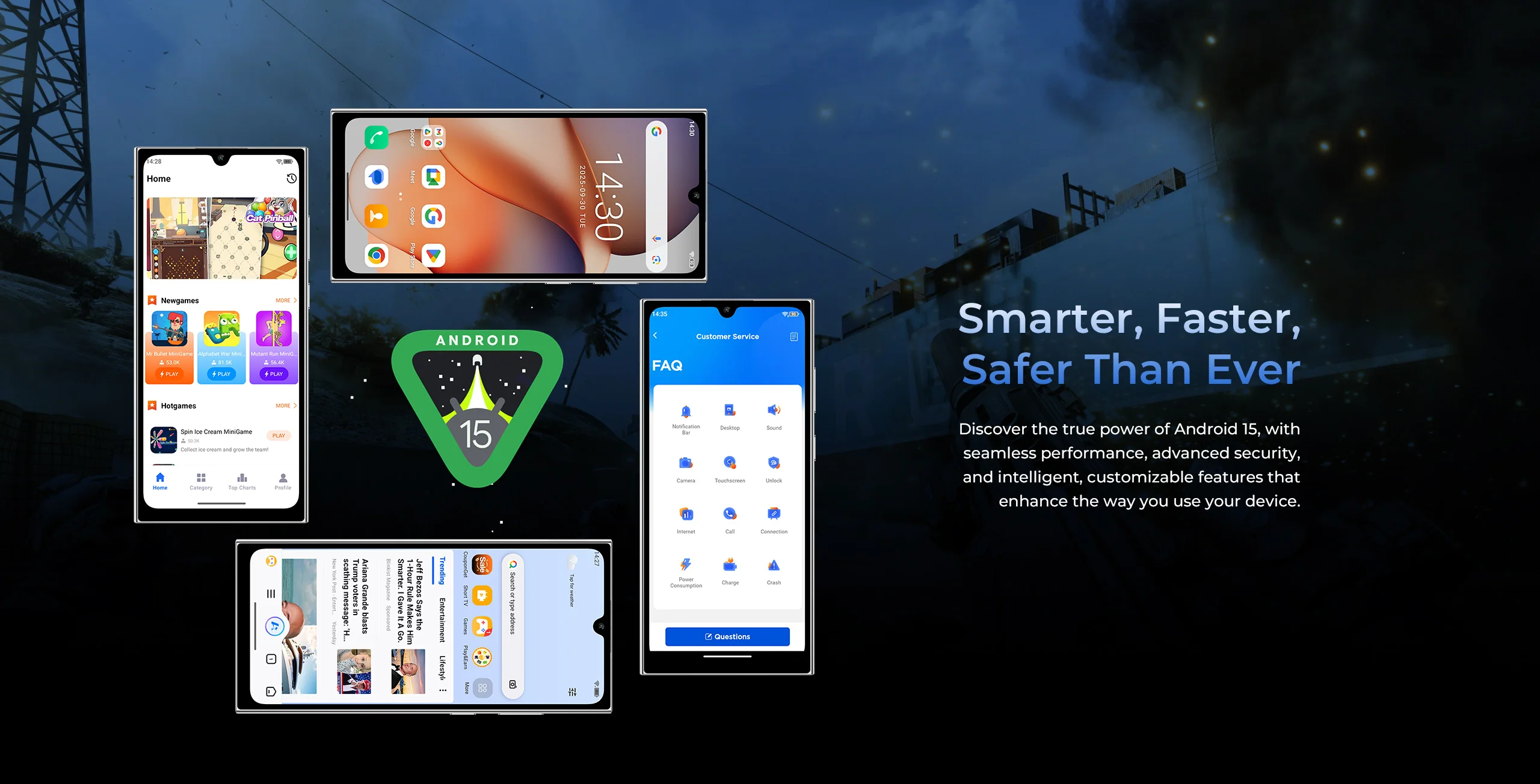 2026 NEW OUKITEL C61 GT 6.88" HD+ Smartphone, 16GB(4+12)+128GB, Android 15 Cell Phone for Samsung, 90Hz, 5150mAh Battery