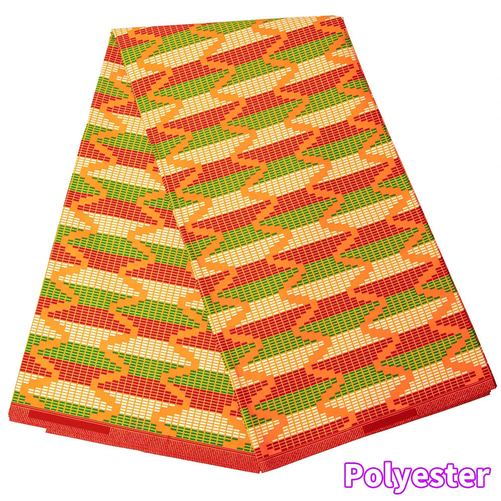 Ankara Afrikanische Drucke Batik Pagne Echtwachsstoff Afrika Nähen Hochzeitskleid Bastelmaterial 100 % Polyester Tissu A-5