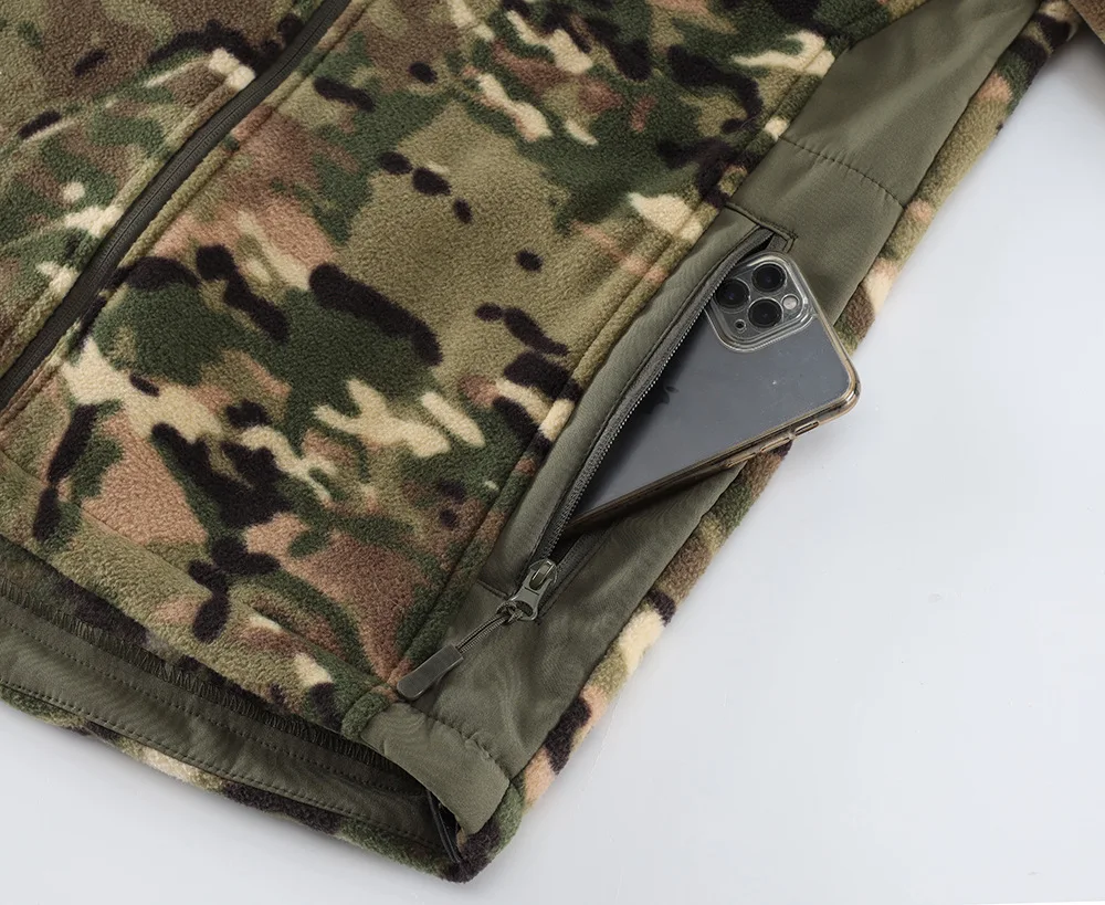Winter Herren Outdoor Camouflage Jacke Set taktische Kapuzenjacke Winter warme Jacke Innenschicht Herren Winteranzug Herren Set – Detail 21