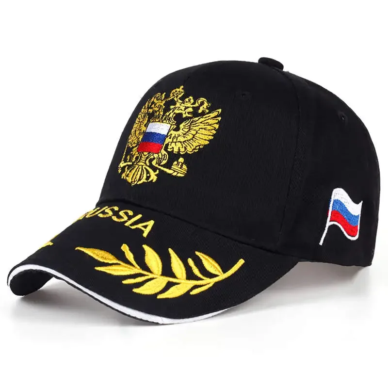 Gorra de béisbol, gorra de ocio con bordado de emblema ruso, gorra de béisbol unisex para mujer y hombre, gorra deportiva