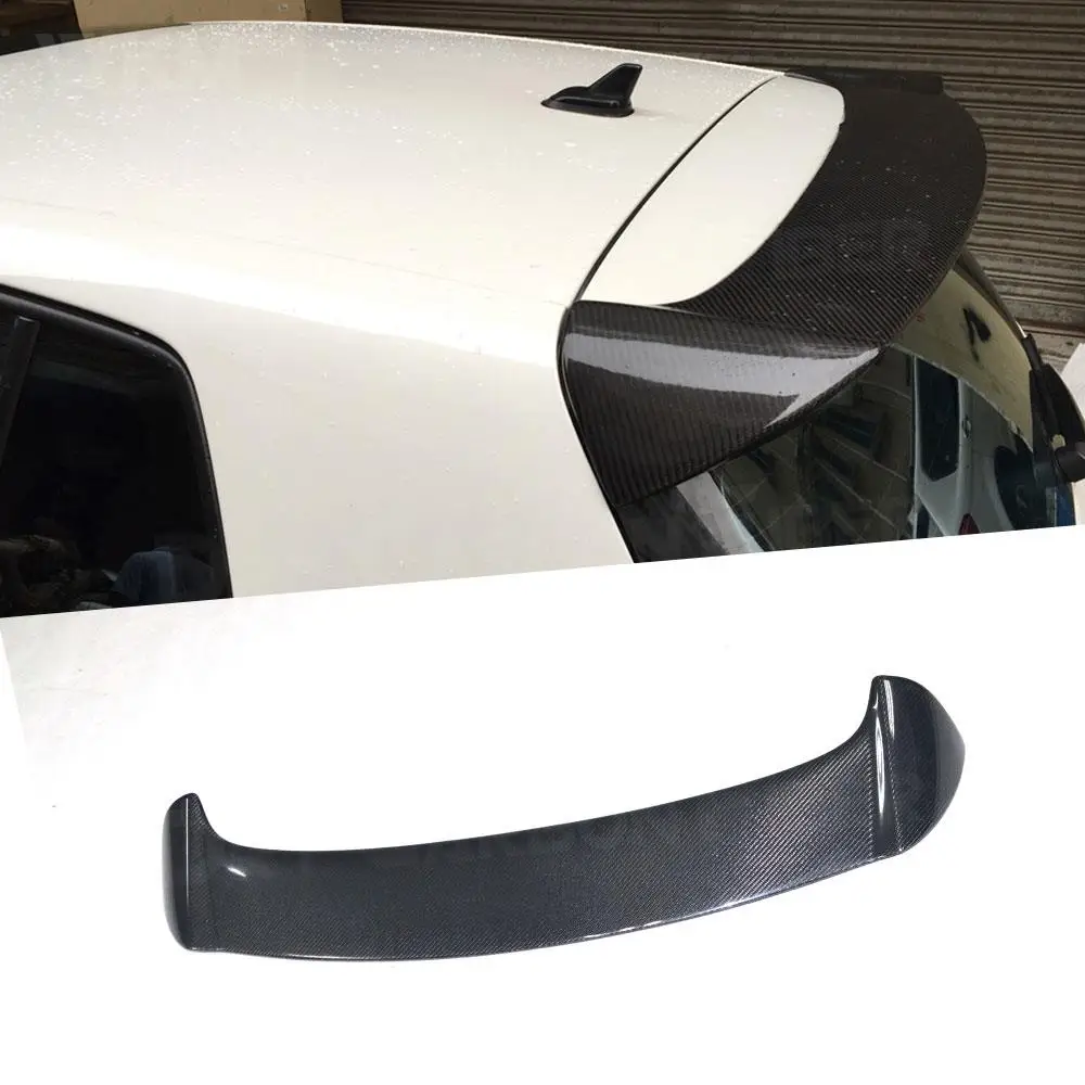 

For Volkswagen Golf 6 MK6 VI GTI R20 2010-2013 Not For Standard Bumper Rear Roof Spoiler Window Wings Lip Carbon Fiber FRP