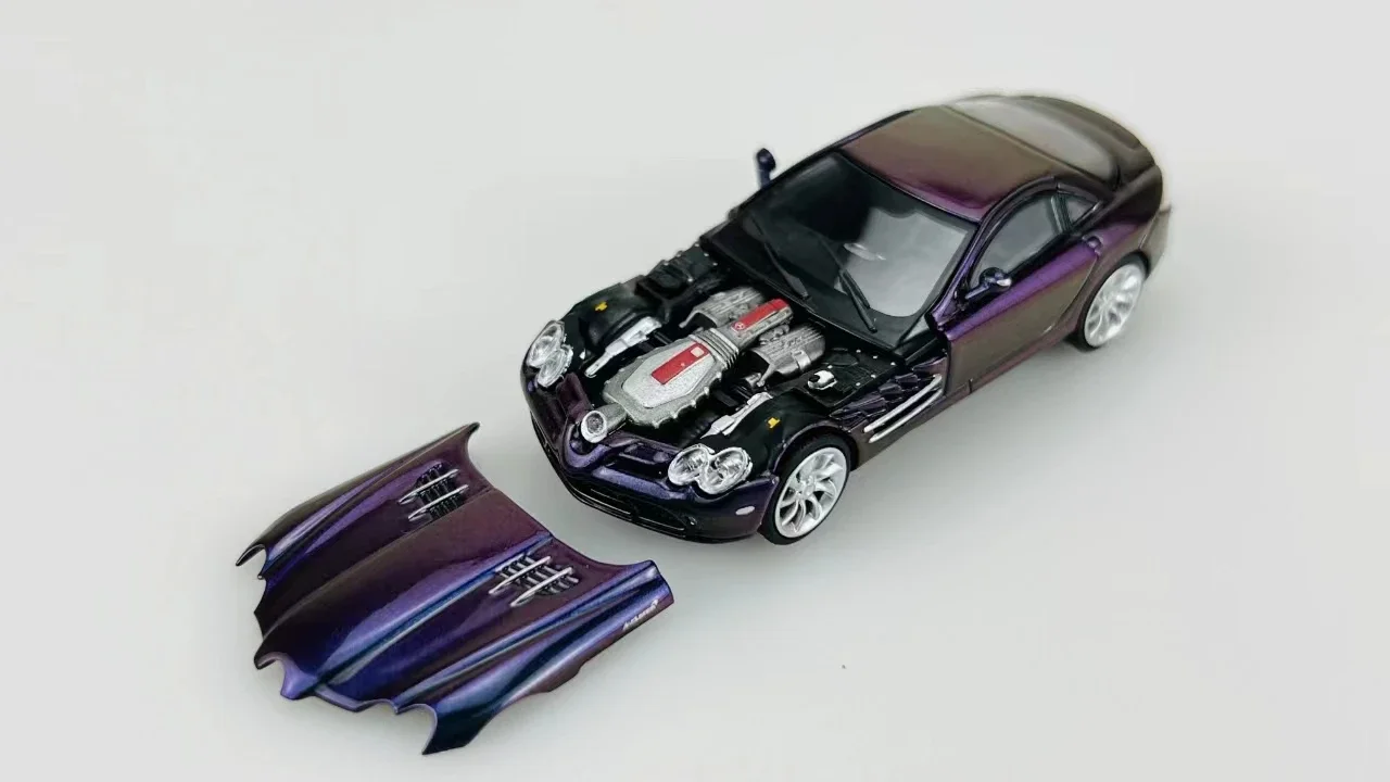 Stance Hunters 1:64 SLR Magic Purple Diecast Model Car