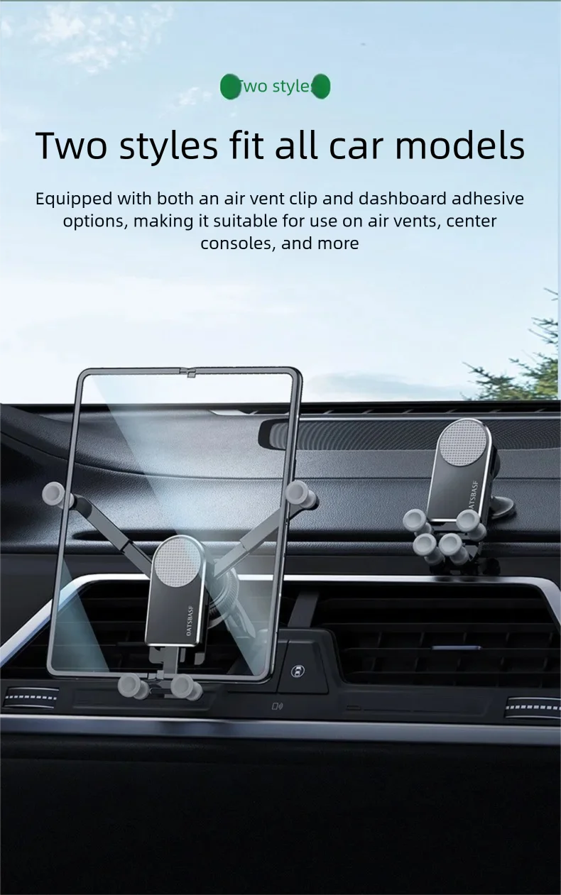 

Car Phone Holder Gravity GPS Support vehicle cradle For iPhone Samsung Galaxy Z Fold 4 3 2 Samsung S21 S20 Huawei Mate X